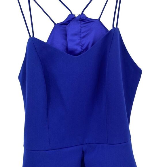 Keepsake Blue Strappy Cocktail Dress Size S - Picture 3 of 11